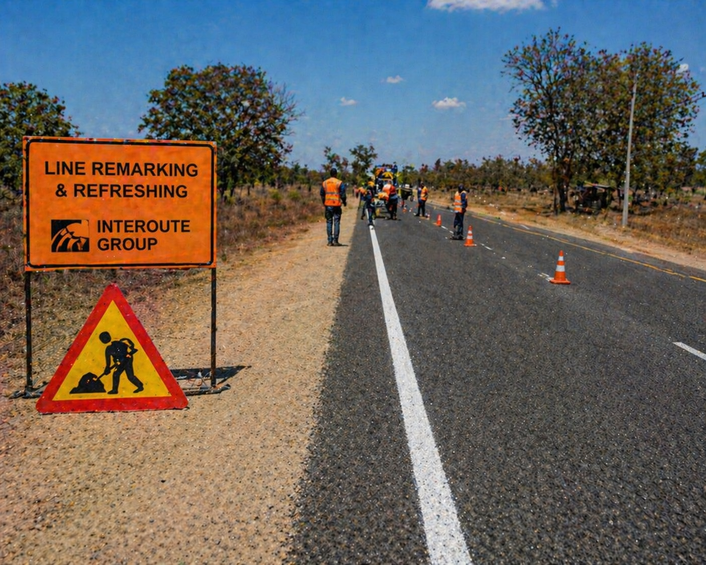 Line re-marking